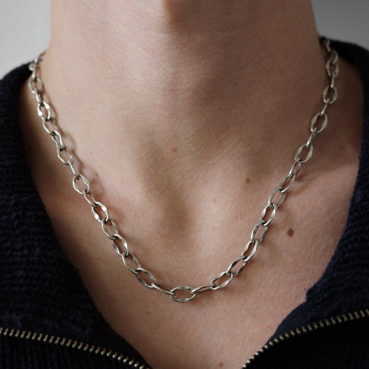 Antique rare cable link chain
