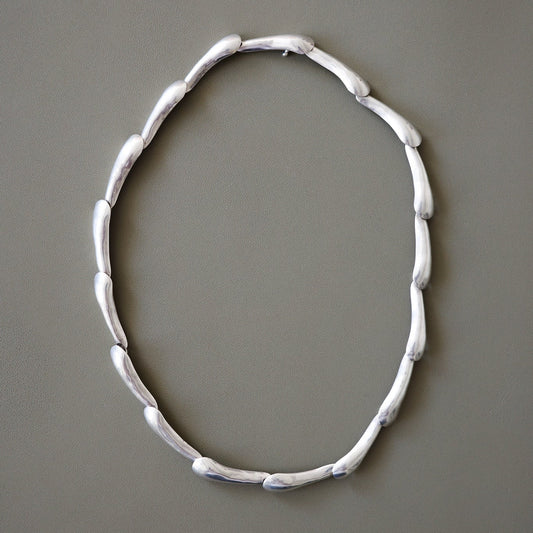 Danish interlinked drop necklace