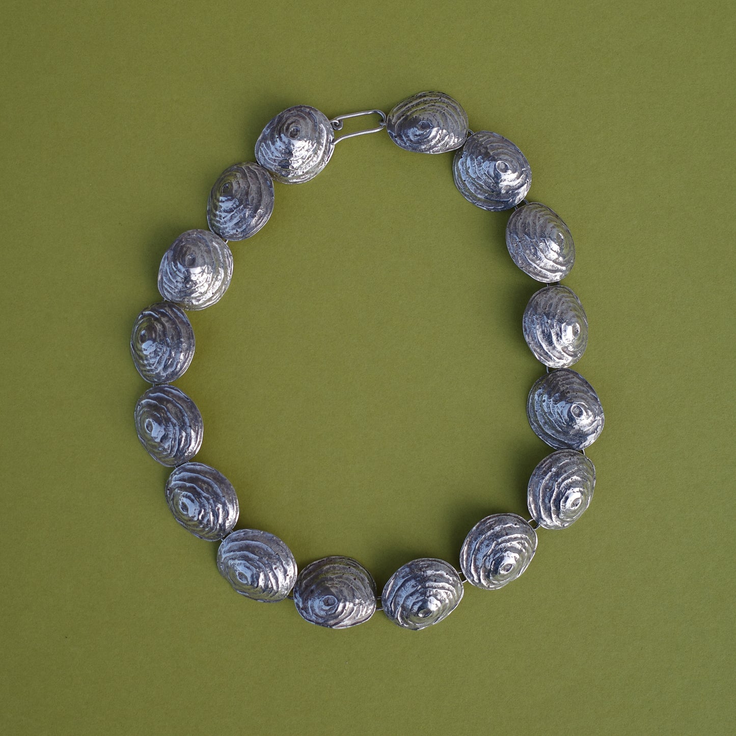 Shell necklace and earring set