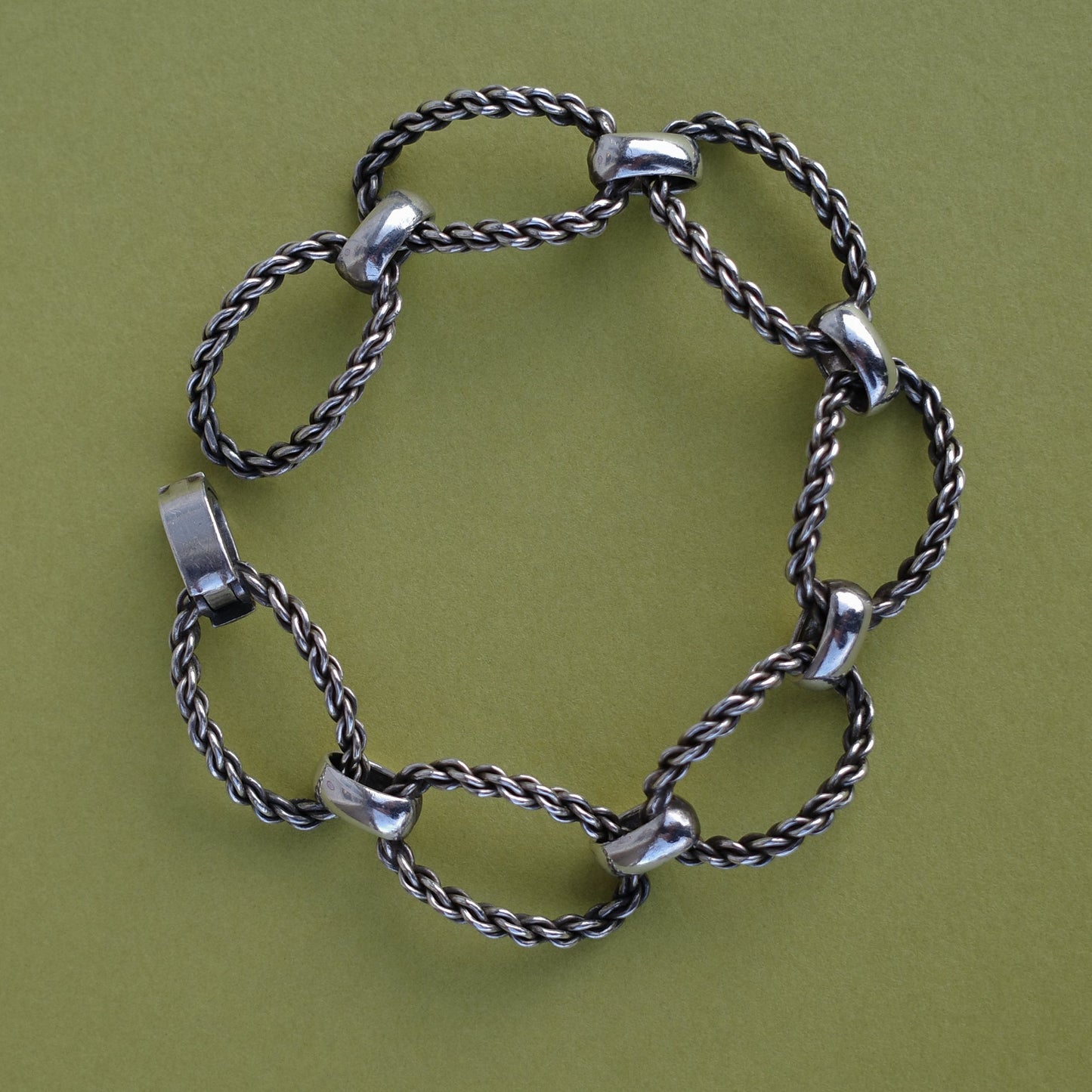 Twisted Rope Link Bracelet