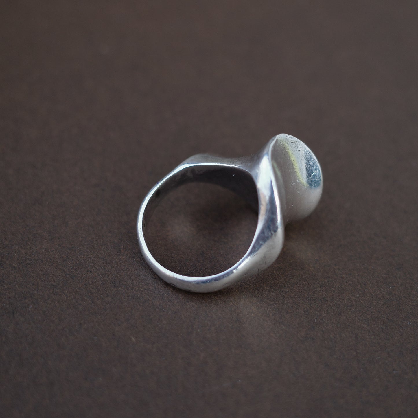 Modernist free shape ring