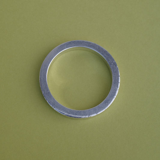 Solid Silver Circular Bangle
