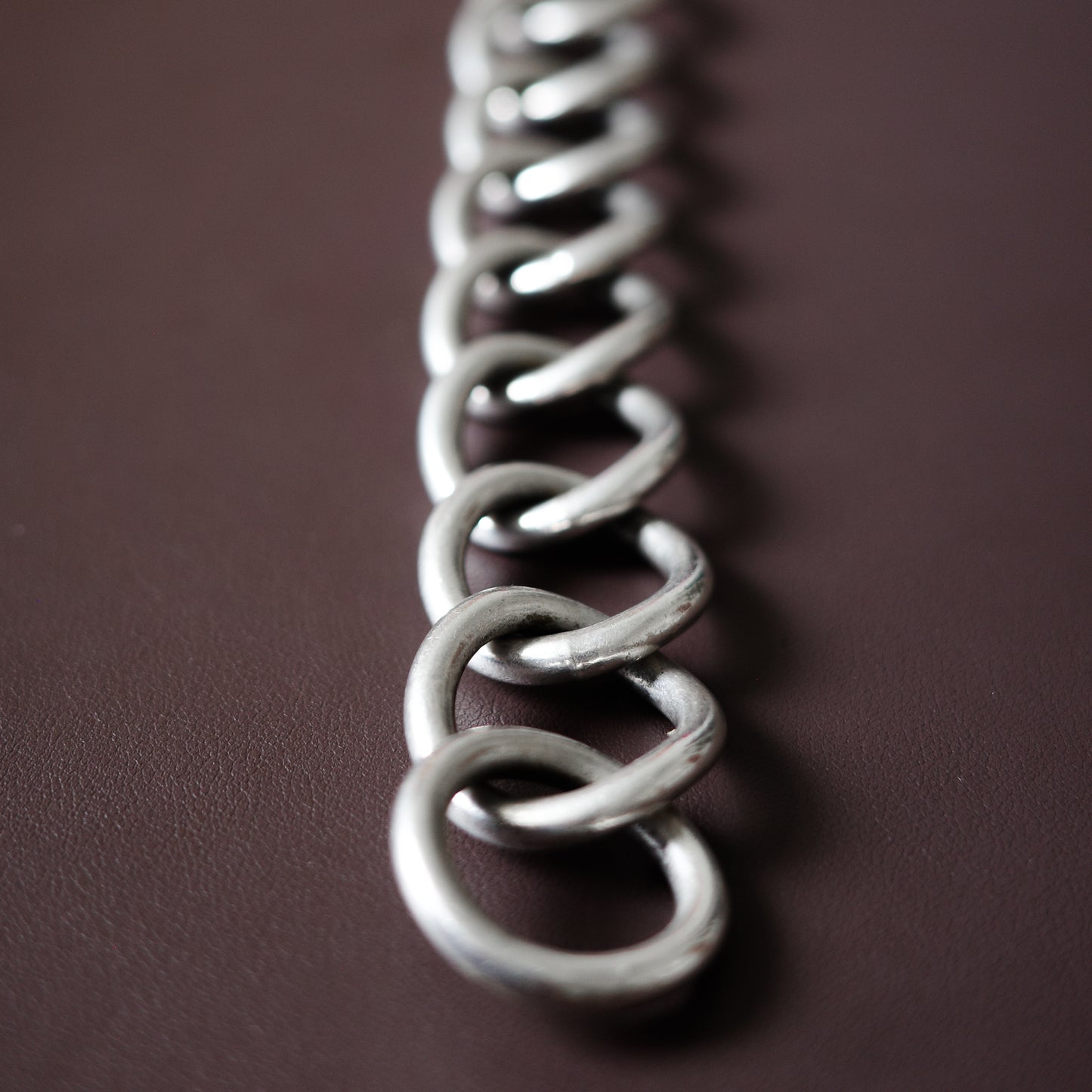 Huge handcrafted Curb Link Bracelet