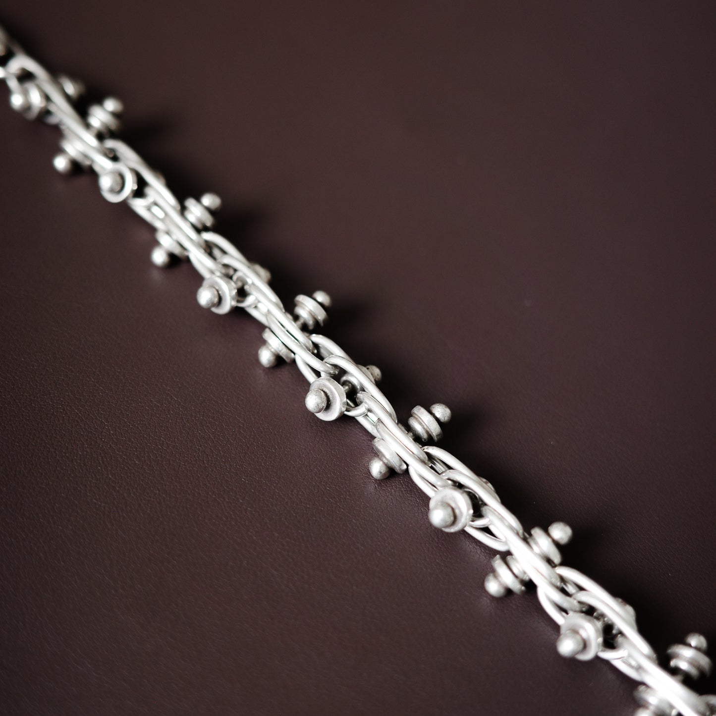 Braided peppercorn bracelet