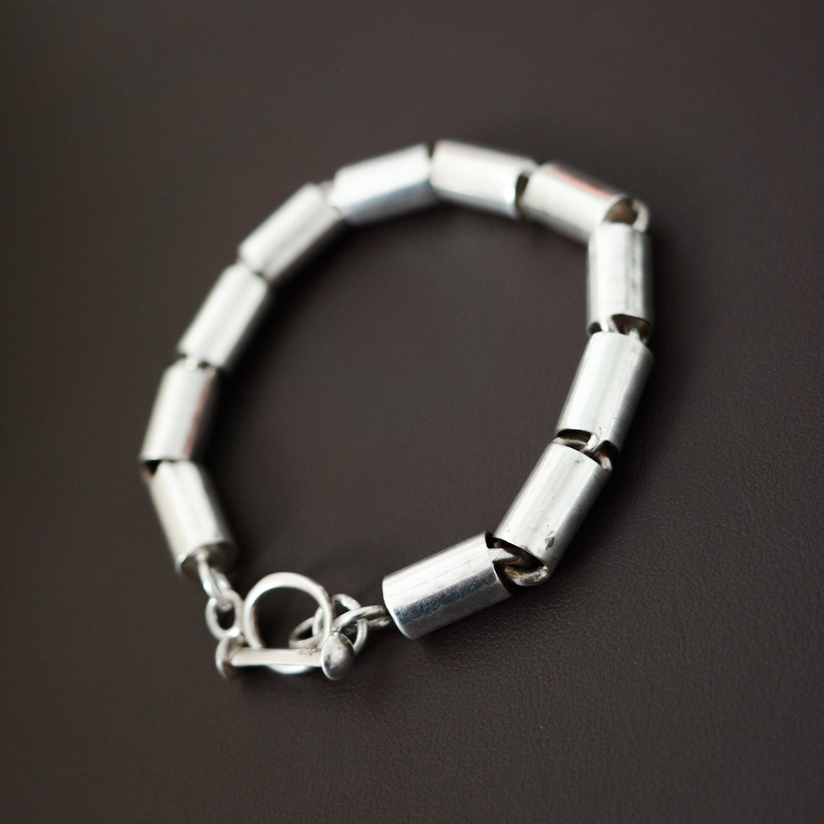 Chunky Tube Link Bracelet