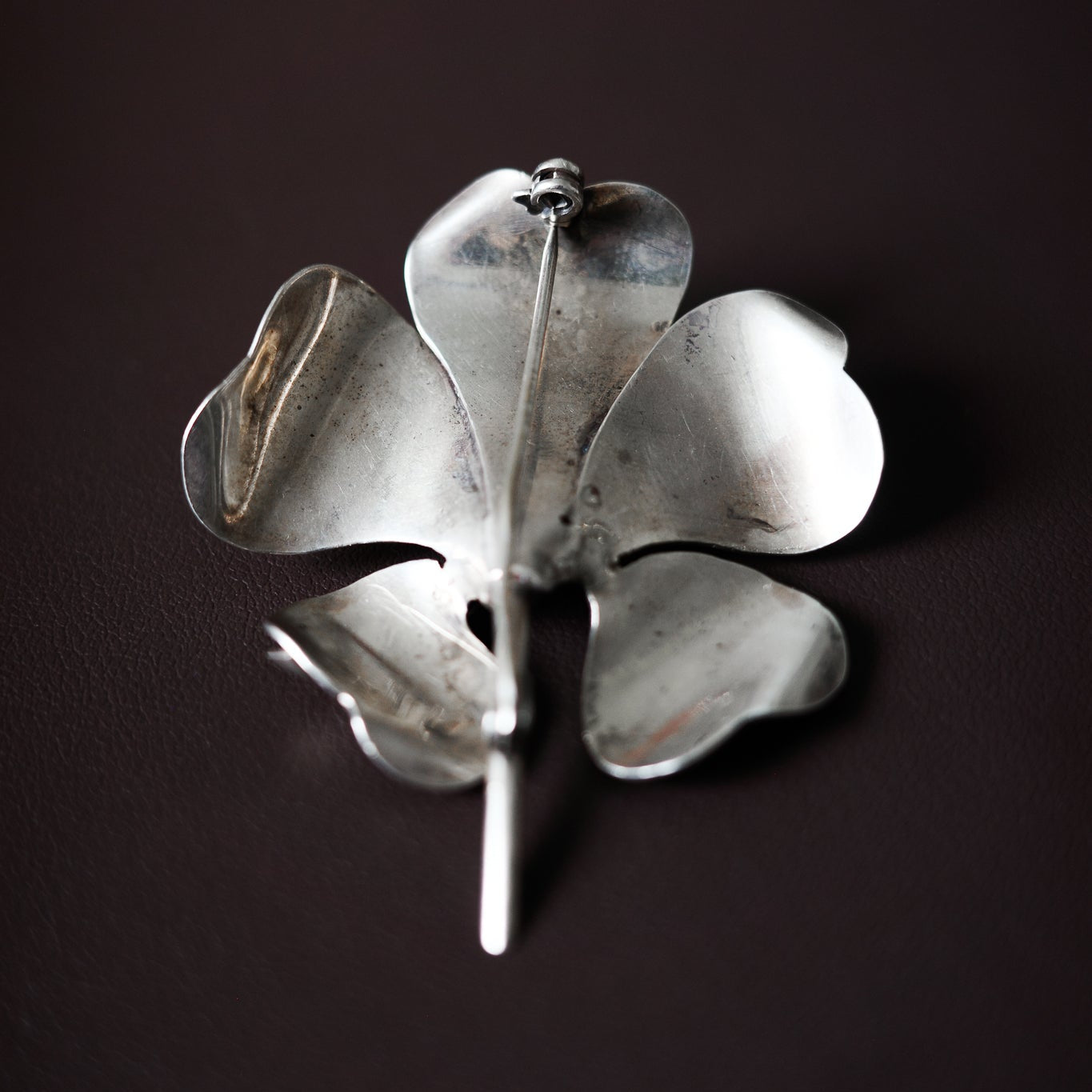 Studio crafted flower brooch
