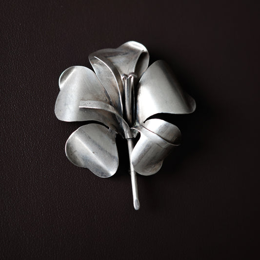 Studio crafted flower brooch