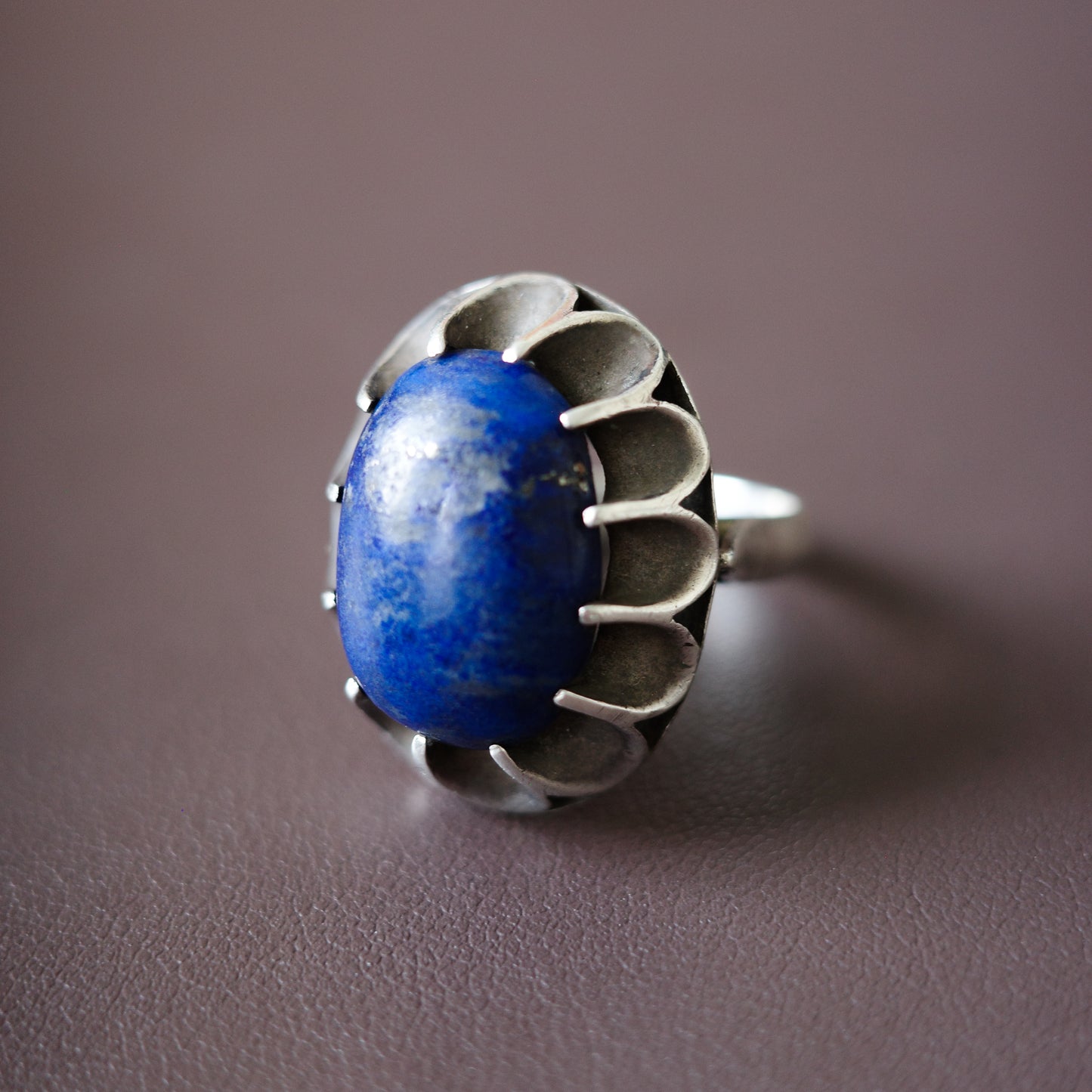 Art Deco Lapis Lazuli Ring