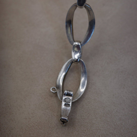 Antique oval link bracelet