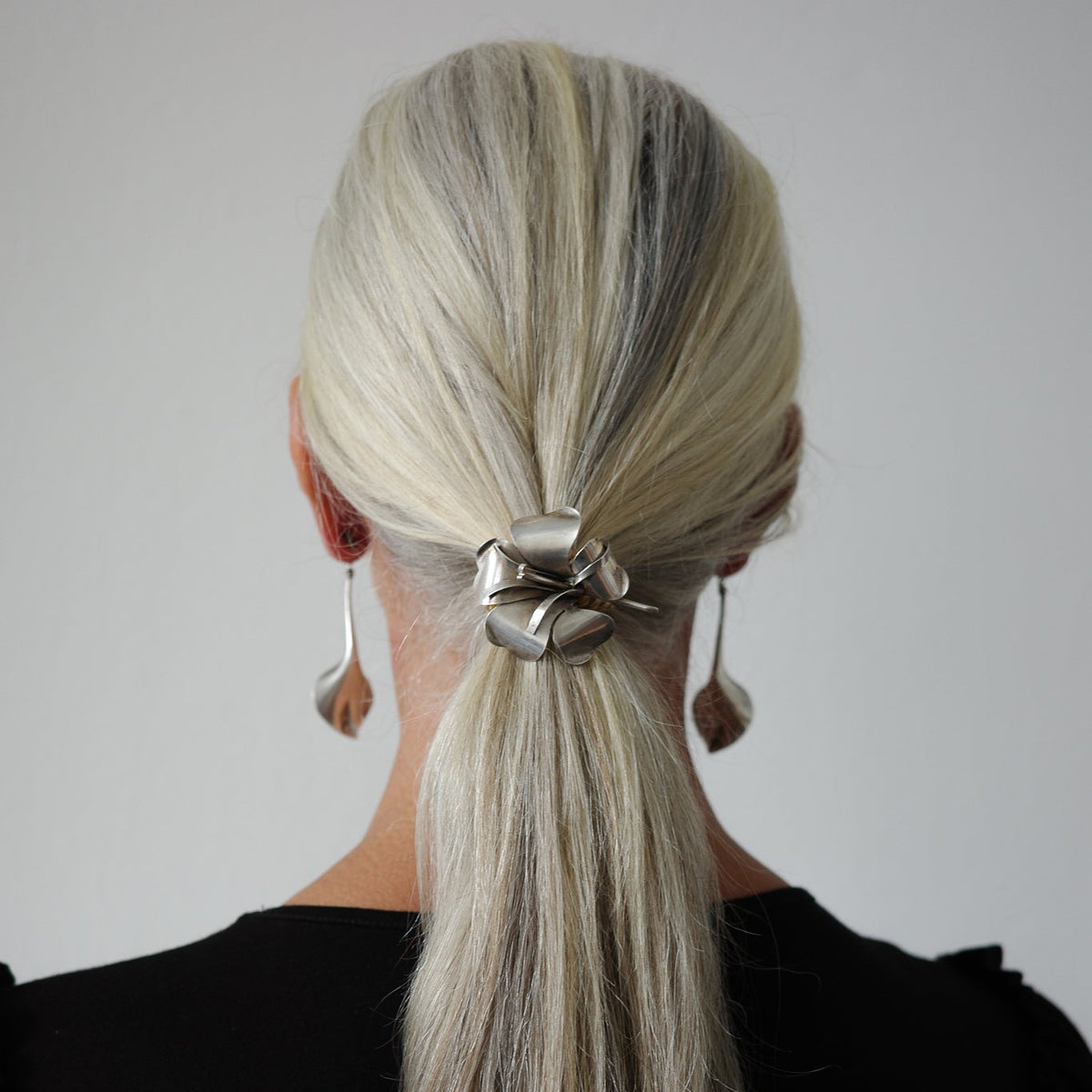 Studio crafted flower brooch