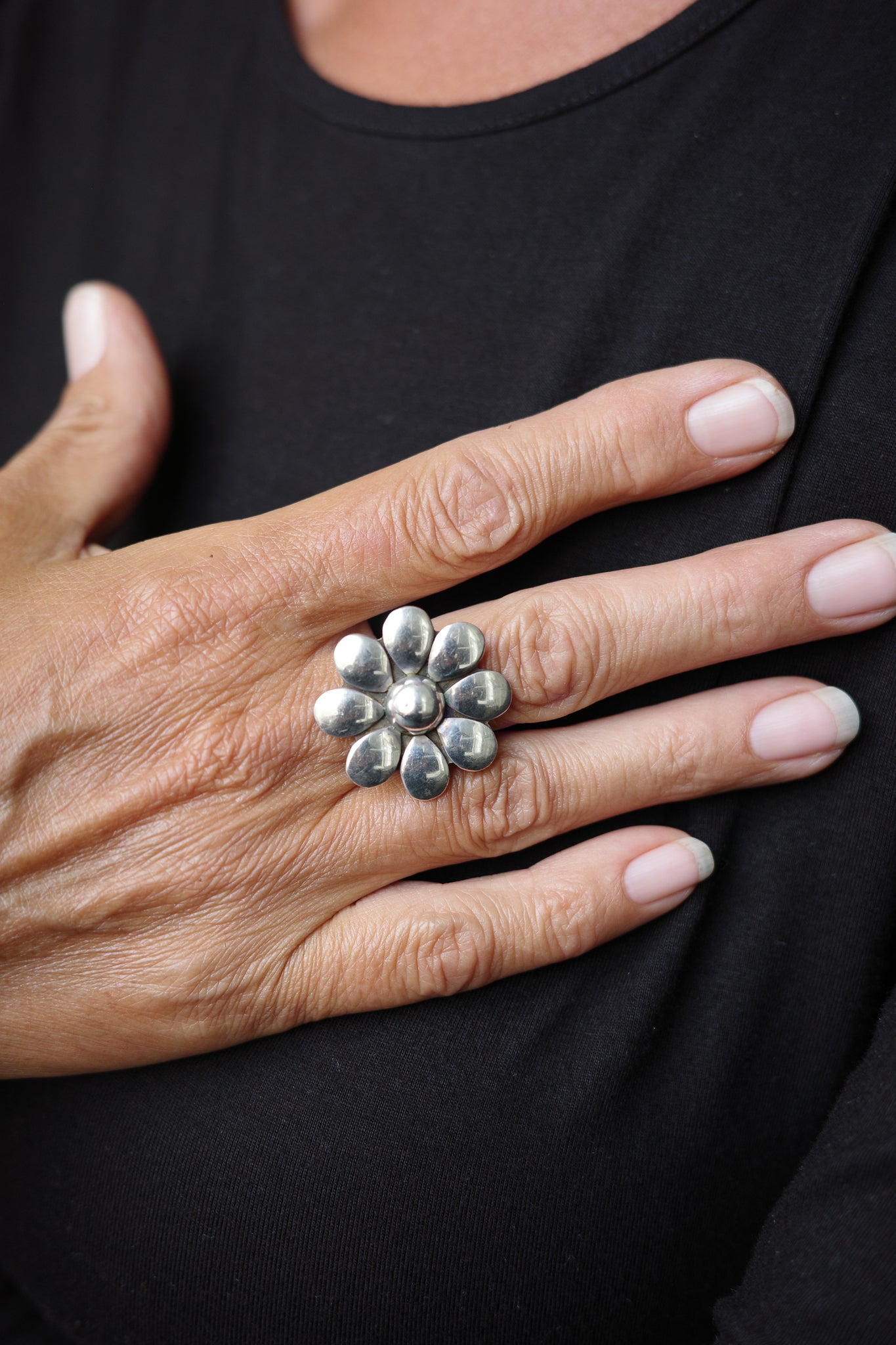 Mexican flower ring
