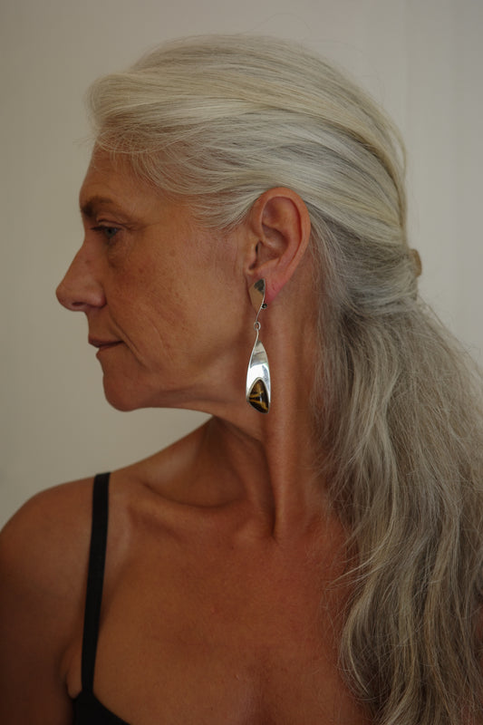 Tigereye Drop Earrings