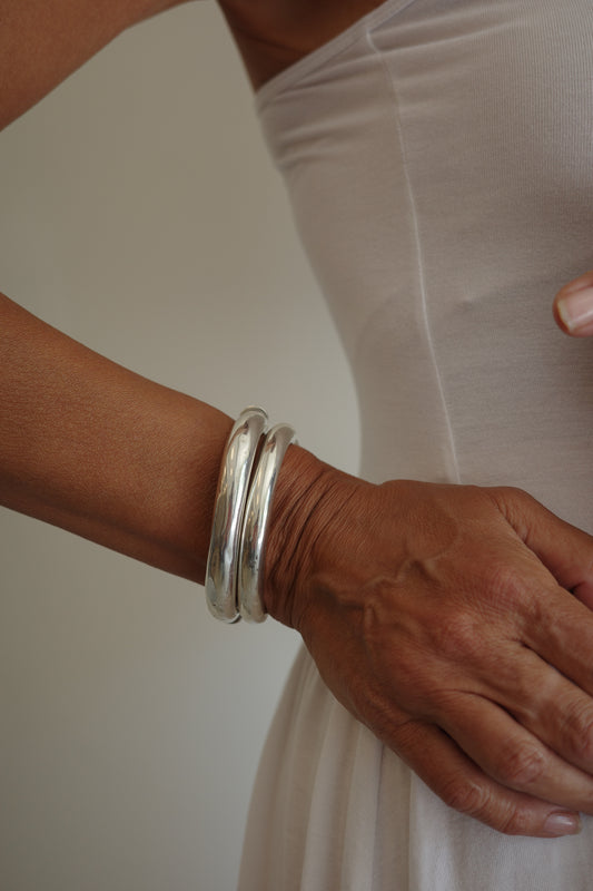 Solid sterling everyday bangle