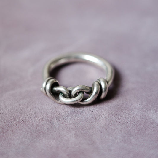 Danish rope antique ring