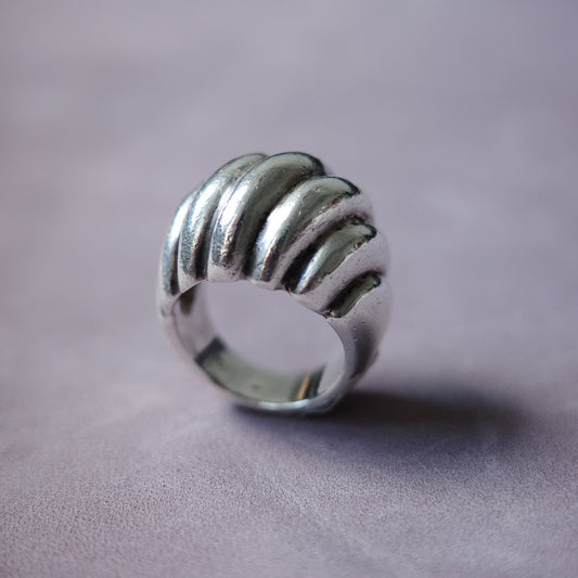 Danish modernist dome ring