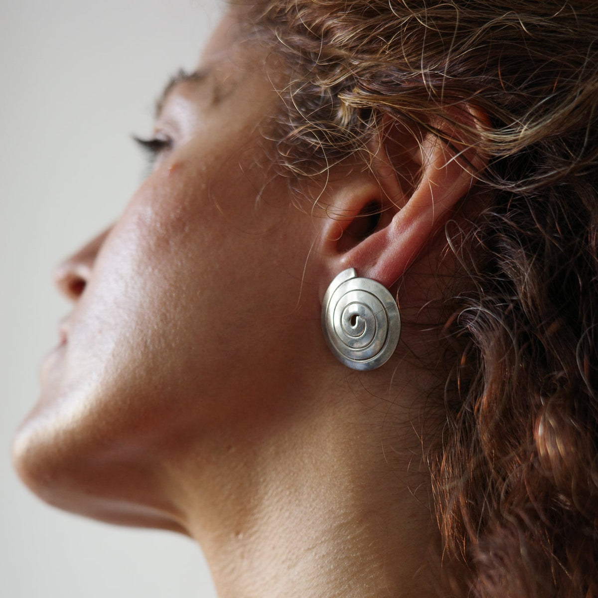 Spiral earrings