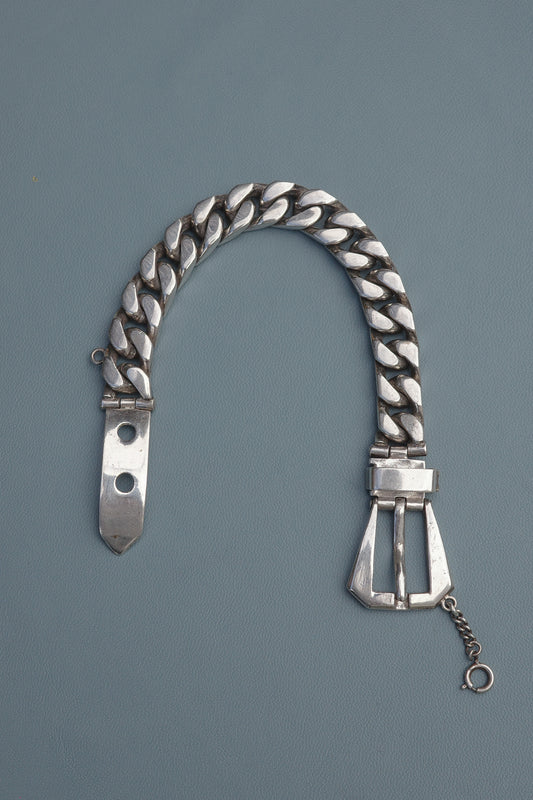 Sterling buckle bracelet
