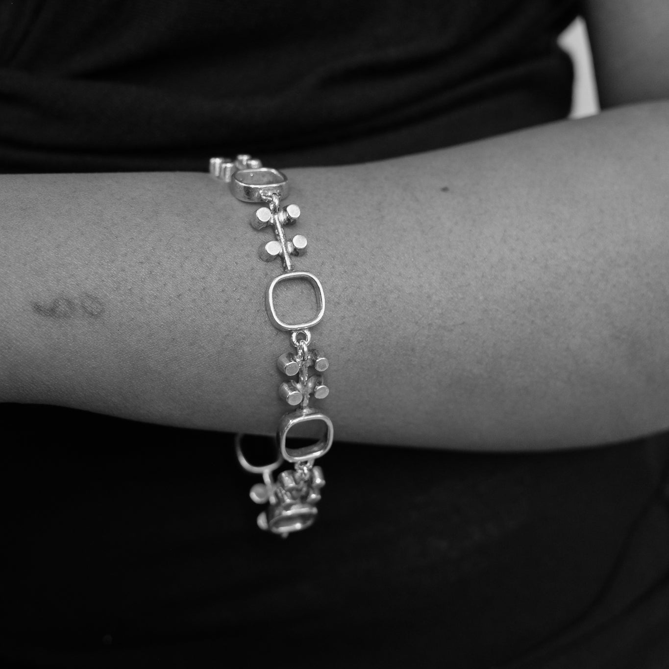 Jorma Laine Abstract Link Bracelet