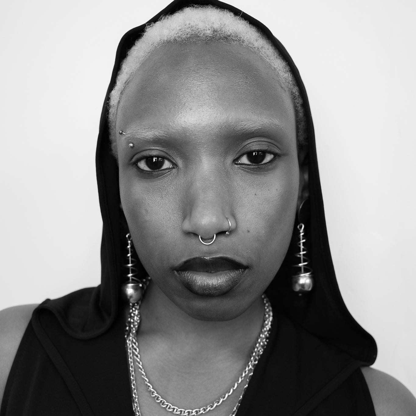 Mid-century Taxco spiral earrings